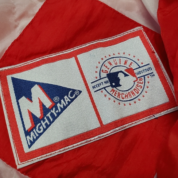 Vintage Mighty-Mac Genuine Major League Baseball St Louis Cardinals Windbreaker! - Picture 3 of 6